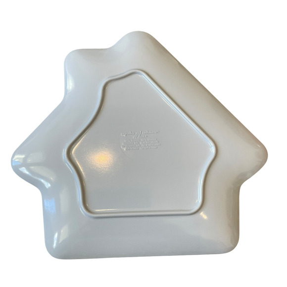 Cupcakes and Cashmere Pastel Gingerbread Shape Melamine Snack Plate Set of 4 - Picture 10 of 12